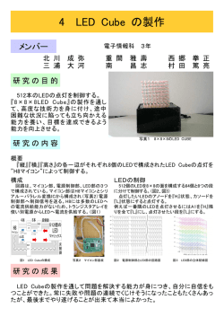 LED Cubeの製作