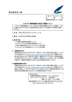 エネルギー戦略協議会（第8回）（PDF形式：200KB）