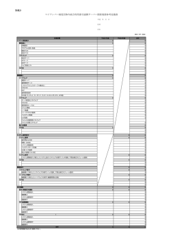 マイナンバー制度団体内統合利用番号連携サーバー関係業務参考見積書