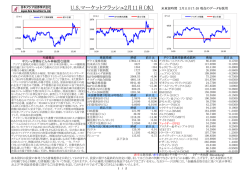 US マーケット・フラッシュ