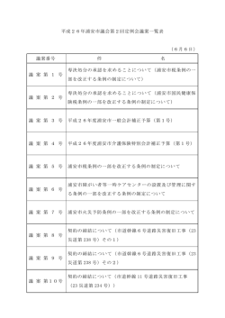 議案一覧印刷用 （PDF 103.3KB）