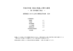 浪岡地区公共工事発注見通し 平成25年7月公表分（PDF：17KB）