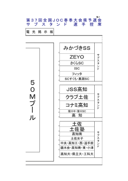 選手控え席