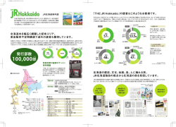 The JR Hokkaido 広告媒体のご案内