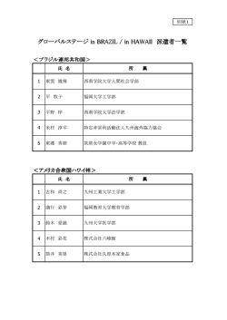 別紙1 派遣者名簿 [PDFファイル／34KB]