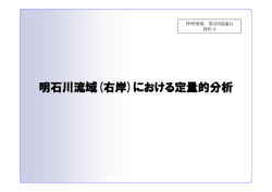 明石川流域（右岸）における定量的分析（PDF：765KB）