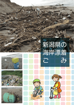 パンフレット「新潟県の海岸漂着ごみ」（PDF形式 3366 キロバイト）