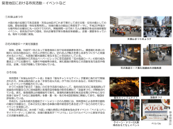参考資料11 築港地区における市民活動・イベントなど