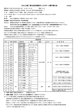 DSCJ公認 第66回兵庫県ダンススポーツ選手権大会