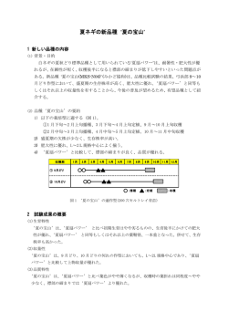 4 夏ネギの新品種`夏の宝山`(PDF:334KB)