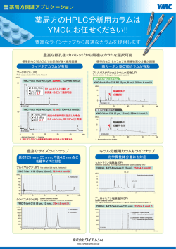 薬局方関連アプリケーション例