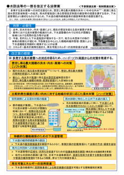 水防法等の一部を改正する法律案