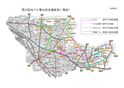 参考資料2 荒川区内バス等公共交通体系（現状）（PDF