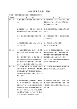 入札に関する質問、回答（H27.2.26更新） [PDFファイル／73KB]