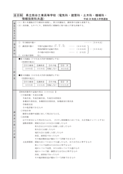 國 県立熊谷工業高等学校 (電気科ー建築科=土木科ー機械科ー