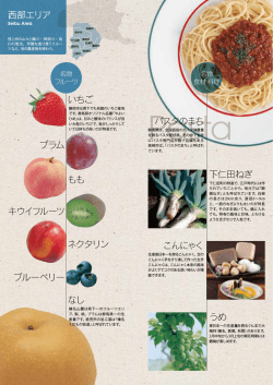 西部エリア (PDF 5288KB) - ぐんまアグリネット