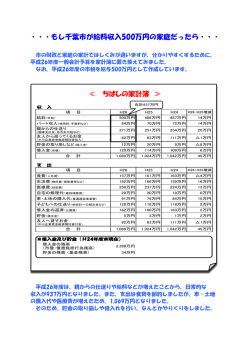 ちばしの家計簿（PDF：120KB）