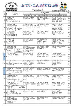 （小学校）献立表(PDF文書)