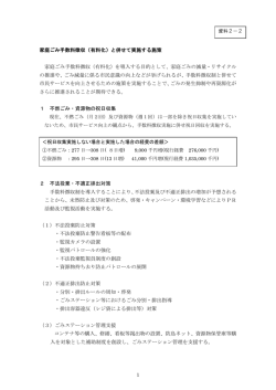 家庭ごみ手数料徴収（有料化）