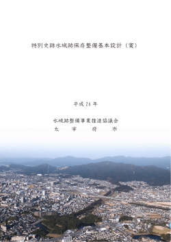 特別史跡水城跡保存整備基本設計（案）