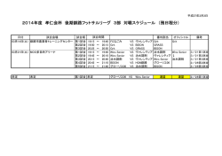 2014年度 孝仁会杯 後期釧路フットサルリーグ 3