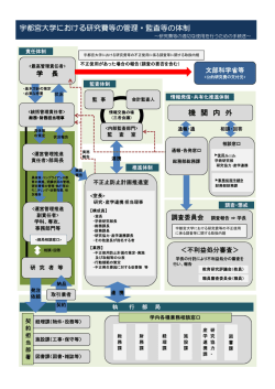 宇都宮大学における研究費等の管理・監査等の体制 機 関 内 外