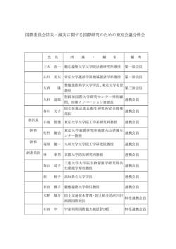 構成員（PDF形式：143KB）