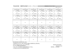 3月4日(水) OP - 関西学生テニス連盟
