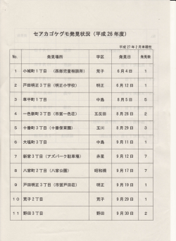 「セアカゴケグモ」について