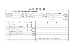 富士見保育所夜間警備業務（機械警備）