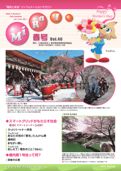 広報紙「MiRaI」Vol.46 2015 春号