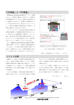 「SP調査」と「RP調査」 ソリトン分裂