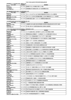 優秀発表賞受賞者 [pdf 109kB]