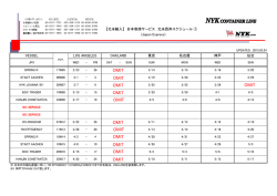 0319 日本（西）xls - NYK Container Line