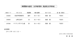 「担当者・時間割の変更」(PDF：79KB)