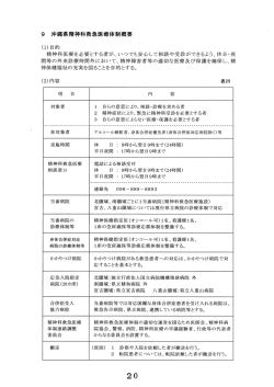 沖縄県における精神保健福祉の現状（P20～P41)（PDF：3731KB）