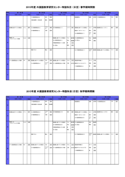 日吉 - 慶應義塾大学外国語教育研究センター;pdf