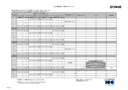 2015年4月 - 英語トレーニングのICC