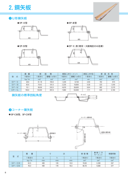 400 100 400 13.0 125 500 24.3 200 400 15.5 170 コーナー継手 通常