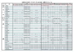 庄原さとやまオープンガーデン2015春 公開スケジュール