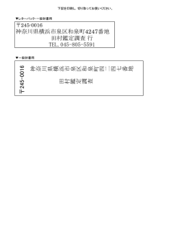 神奈川県横浜市泉区和泉町四二四七番地 田村鑑定調査 245