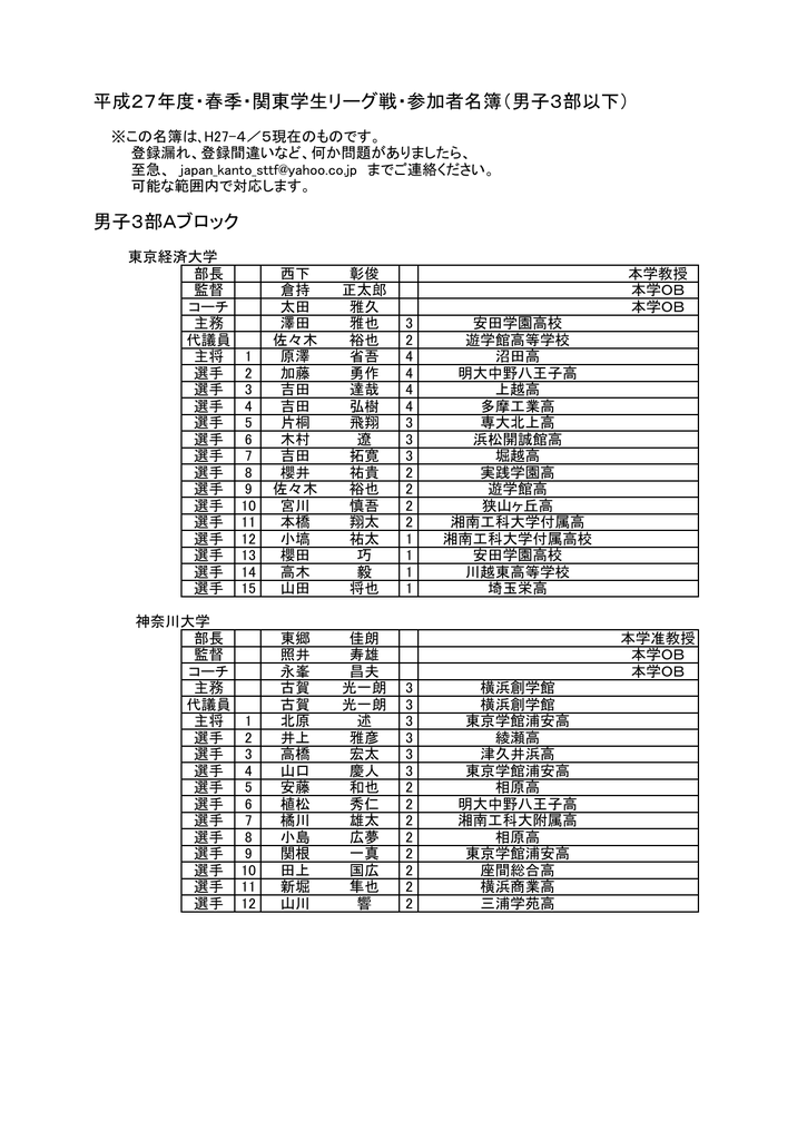 男子3部aブロック