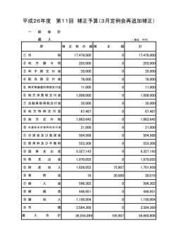 第11回一般会計補正予算 [82KB pdfファイル]