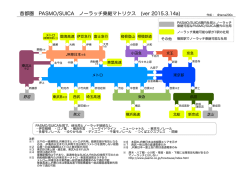 首都圏 PASMO/Suicaノーラッチ乗換マトリクス (ver.20150314a) PDF版