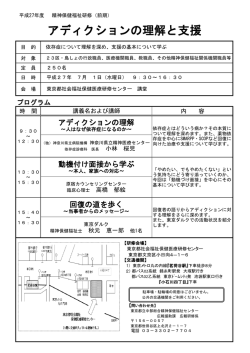 アディクションの理解と支援（PDF：270KB）