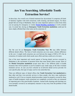 Are You Searching Affordable Tooth Extraction Service