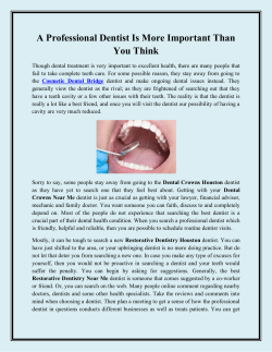 A Professional Dentist Is More Important Than You Think