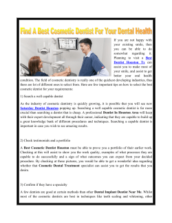 Find A Best Cosmetic Dentist For Your Dental Health