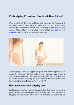 Coolsculpting Procedure How Much Does It Cost